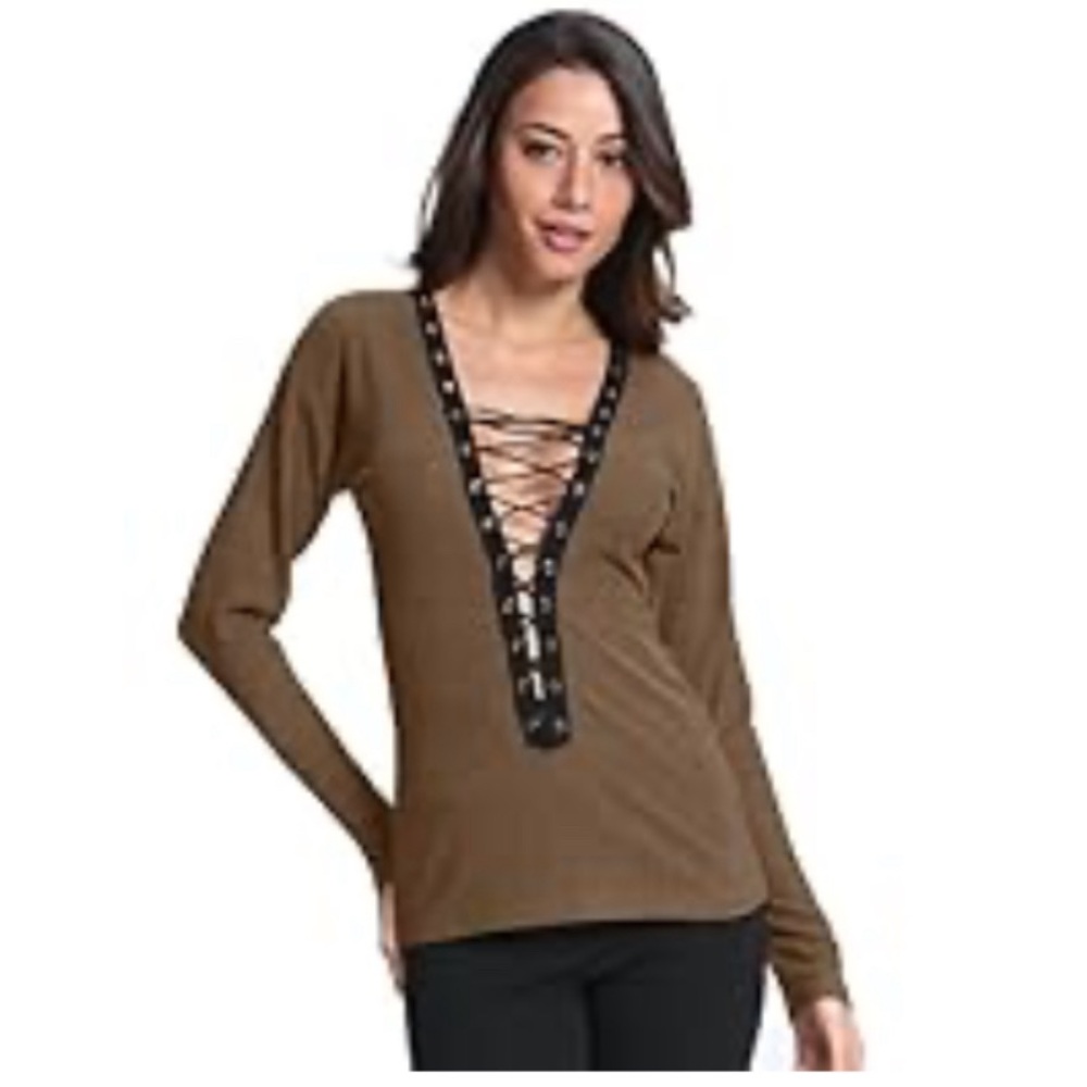 Lace-front Tunic NWOT